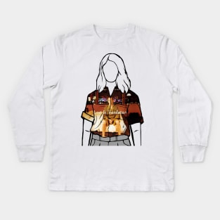 Sofia Coppola (Lost in Translation) Portrait Kids Long Sleeve T-Shirt